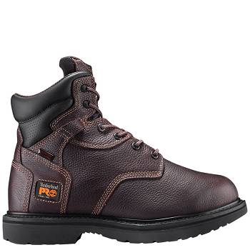 Timberland PRO Flexshield Met Guard 6" Steel Toe - Bordove Pracovne Cizmy Panske, T0293SK